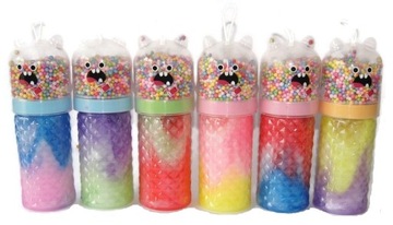 SLIME KOLOROWY GLUTEK MASA SENSORYCZNA ANTYSTRES