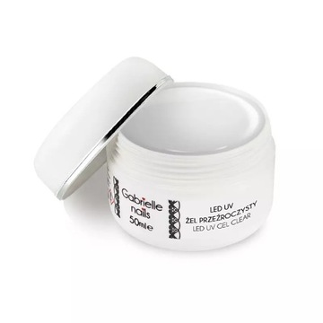 Żel LED i UV Gabrielle przeźroczysty 50 ml