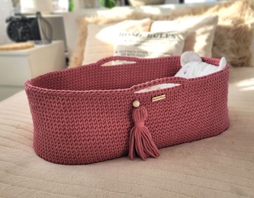 Kosz Mojżesza BOHO Handmade blossom