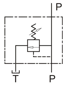 ZAWÓR PRZELEWOWY CIŚNIENIOWY VMP 1/2 70L 50-250bar