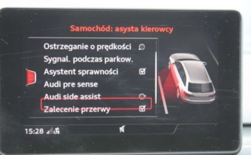 Audi A4 B9 Avant 2.0 40 TFSI 190KM 2019 Audi A4 Avant 2.0 TFSI 190 PS Mildhybrid Audi drive Select Ledy Navi Matrix, zdjęcie 29