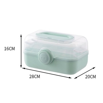 Ящик для хранения лекарств 3-х слойный контейнер для лекарств S Коробка-органайзер для лекарств