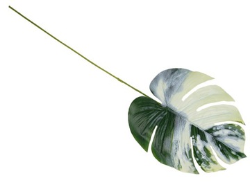 SZTUCZNE KWIATY LIŚĆ MONSTERA POJEDYNCZY DODATEK DO BUKIETÓW 49cm 2 KOLORY