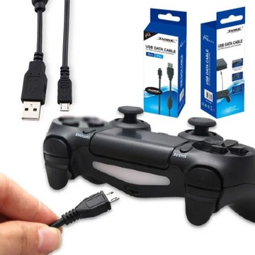 КАБЕЛЬ MICRO USB USB ДЛЯ ЗАРЯДКИ PS4 SLIM PS4 PRO 2M XBOX ONE