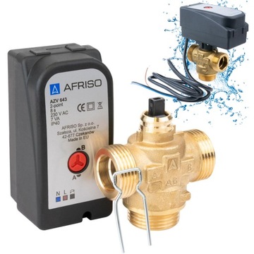 ZAWÓR 3-DROGOWY STREFOWY PRZEŁĄCZAJĄCY AFRISO AZV 643 1