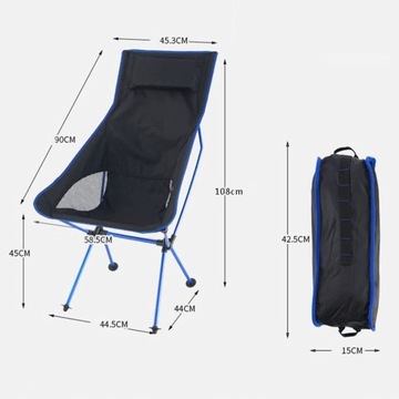 СКЛАДНОЙ ТУРИСТИЧЕСКИЙ КЕМПИНГОВЫЙ КРЕСЛО + ЧЕХОЛ