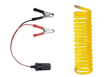 KOMPRESOR SAMOCHODOWY 12V POMPKA SPRĘŻARKA + LED