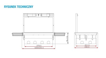 Напольный ящик 12M ALANTEC