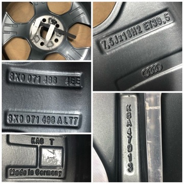 Диск AUDI A1 S1 SPORT 7,5x18 ET39.5 8X0