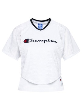 Champion T-Shirt 112903 Biały Regular Fit