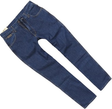 WRANGLER TEXAS SPODNIE jeansowe darkstone W38 L34
