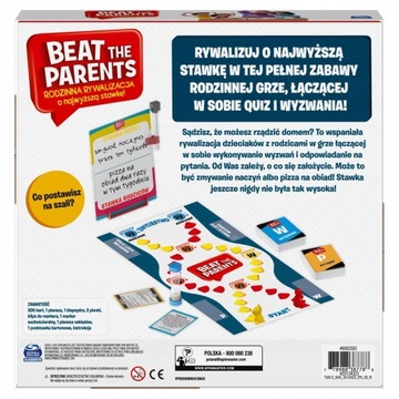 Gra planszowa Spin Master Beat the Parents