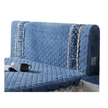 PIKOWANY POKROWIEC NA ZAGŁÓWEK ŁÓŻKA OCHRONNY POKROWIEC FLANELOWY 70x220CM
