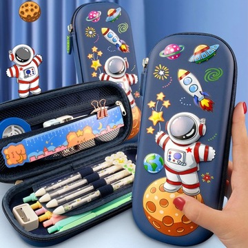 ШКОЛЬНЫЙ КЕЙС ДЛЯ МАЛЬЧИКА, ЖЕСТКИЙ, РАСШИРЯЕМЫЙ 3D ПРОСТРАНСТВО КОСМОНАВТА