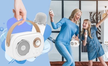 БЕСПРОВОДНОЙ КАРАОКЕ-МИКРОФОН BLUETOOTH ДИНАМИК C20 PLUS + 2 МИКРОФОНА