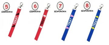 Короткий ремешок для ключей на запястье ЛЮБОЕ ИМЯ - много дизайнов