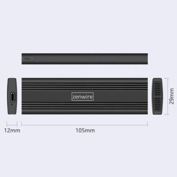 Корпус M2 NVMe PCIe SSD Adapter 2W1 USB 3.2 Gen 2 USB-C m.2 Pocket