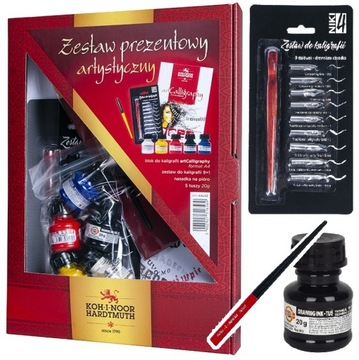 KOH-I-NOOR Zestaw artystyczny do kaligrafii tusz