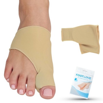 Opaska na haluksy z wszytym klinem skarpetka 1szt rozdziela palce Valgus