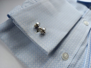 Złote spinki do mankietów Hantle dla Kulturysty EX