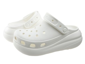 Klapki Crocs Crush Platform 207521 white 37/38