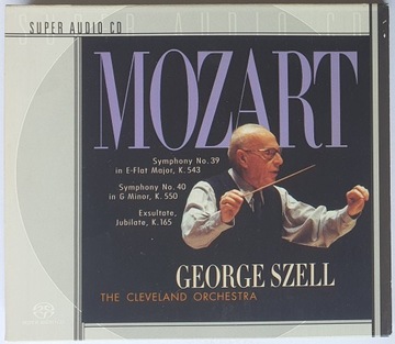 Mozart Symphonies Nos. 39 & 40 Szell EX SACD Irl