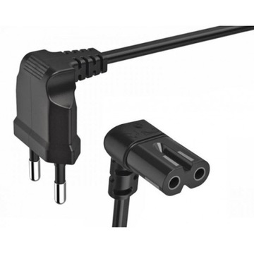 KABEL ZASILAJĄCY SIECIOWY KĄTOWY ÓSEMKA SAMSUNG 1.5M CE WTYCZKA RADIO