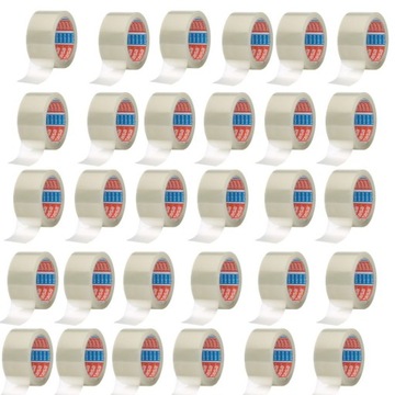 TESA TAŚMA PAKOWA - CICHOODWIJALNA - 64014 TRANSPARENT 50mm / 66m /36szt !!