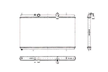 CHLADIČ CITROEN C5 C6 3,0 V6 NRF
