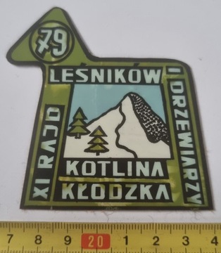 NASZYWKA XI RAJD LEŚNIKÓW I DRZEWIARZY KOTLINA KŁODZKA 1979