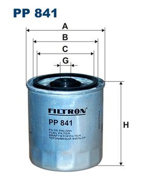 FILTR PALIVA PP 841 FILTRON