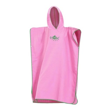 Surf Poncho Women Men Microfiber Changing Robe 110x90cm Towel Surfing Pink