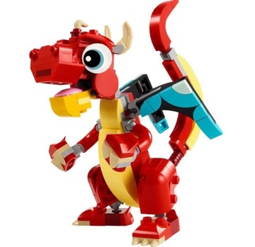 LEGO CREATOR 3in1 — Красный дракон 31145 + БУМАЖНЫЙ ПАКЕТ LEGO
