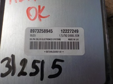 OPEL MERIVA 1.7 СТАРТЕР-КОМПЛЕКТ 24445098