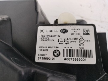 ФАРА ПРАВАЯ BMW 1 F20 F21 14- LIFT FULL LED
