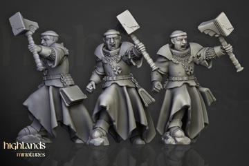 Warrior Priest v2 Highlands Miniatures 32 mm