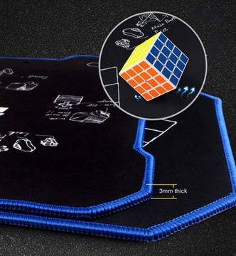 ТАЙМЕР QIYI SpeedCubing Секундомер + МАЛЕНЬКИЙ ЧЕРНЫЙ КОВРИК