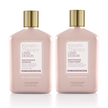 ALFAPARF KERATIN THERAPY SZAMPON 250ML ODŻYWKA250ML NAWILZENIE WYGŁADZENIE