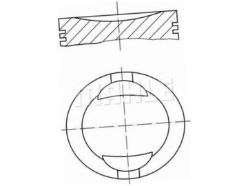 MAHLE 009 36 02 PÍST