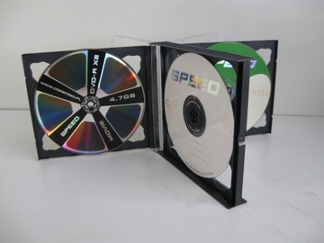 Pudełka na płyty CD x 5 standard czarne 10 sztuk