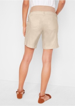BONPRIX _ZT P17 БЕЖЕВЫЕ ШОРТЫ ДЛЯ МАТЕРИ _/ 50