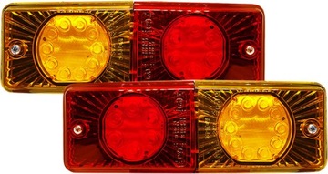 КОМБИНИРОВАННЫЙ ЗАДНИЙ ФОНАРЬ MF URSUS 12V 24V НАБОР СВЕТОДИОДНЫХ 2 ЛАМП