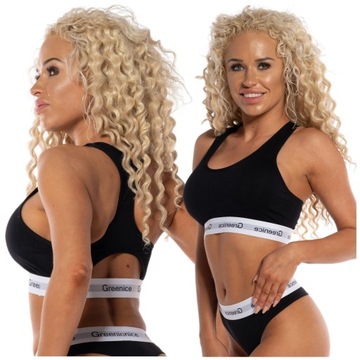 BIUSTONOSZ SPORTOWY TOP DAMSKI STANIK FITNESS BEZ FISZBIN MIĘKKI XL/2XL