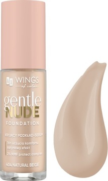 AA WINGS OF COLOR GENTLE NUDE KRYJĄCY PODKŁAD SERUM 404 NATURAL BEIGE