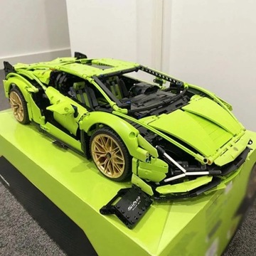 Zestaw Klocków do Złożenia Lamborghini SIAN 1:7 3696 klocków BLOCKS