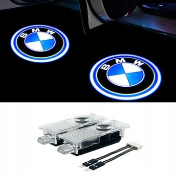 PROJEKTOR LOGO LED na DRZWI do BMW E60 E70 E71 E83 E92 F15 2 SZTUKI BMW01
