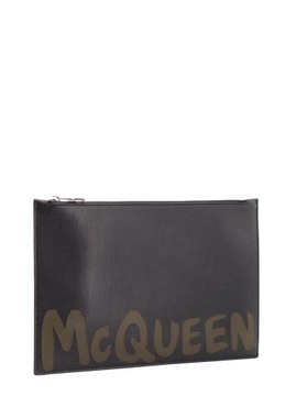 Alexander McQueen torebka kopertówka czarny