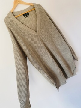 Sweter Zara Man M luźny krój 100% bawełna