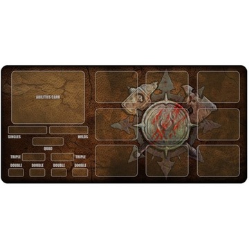 GUMOWA PLANSZETKA GRACZA WARCRY 52X25 CM