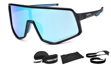 Okulary ROWEROWE ARCTICA S-331 MONOLENS + ETUI